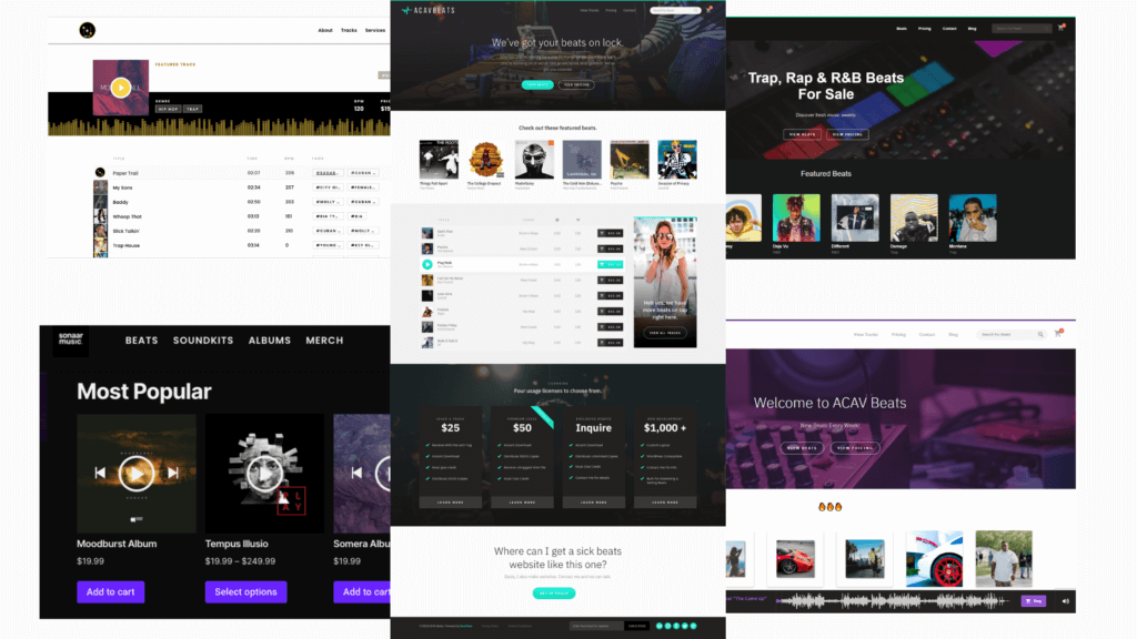 Top 5 Beat Selling WordPress Templates/Themes