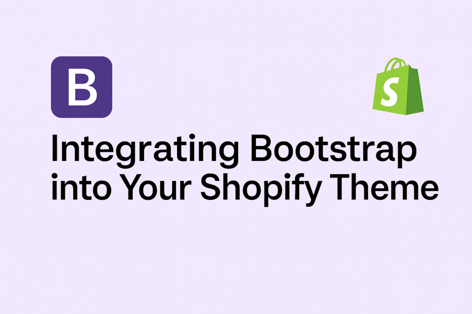 Integrating Bootstrap into Your Shopify Theme 1 Integrating Bootstrap into Your Shopify Theme