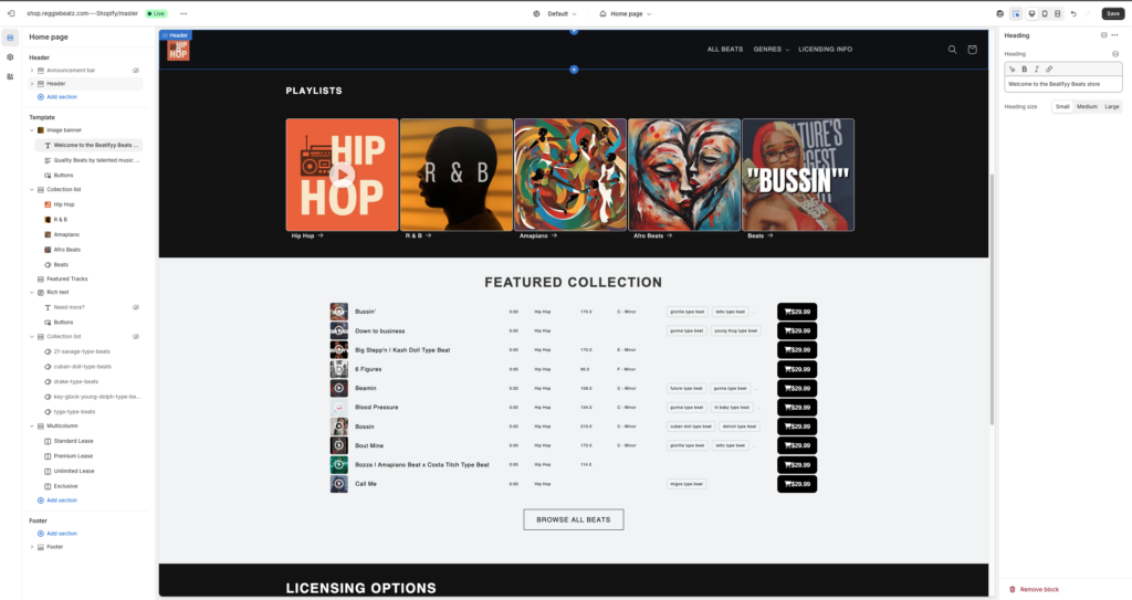 🚀 How to Sell Beats, Music & Audio on Shopify with Beatifyy Pro Template (V2)